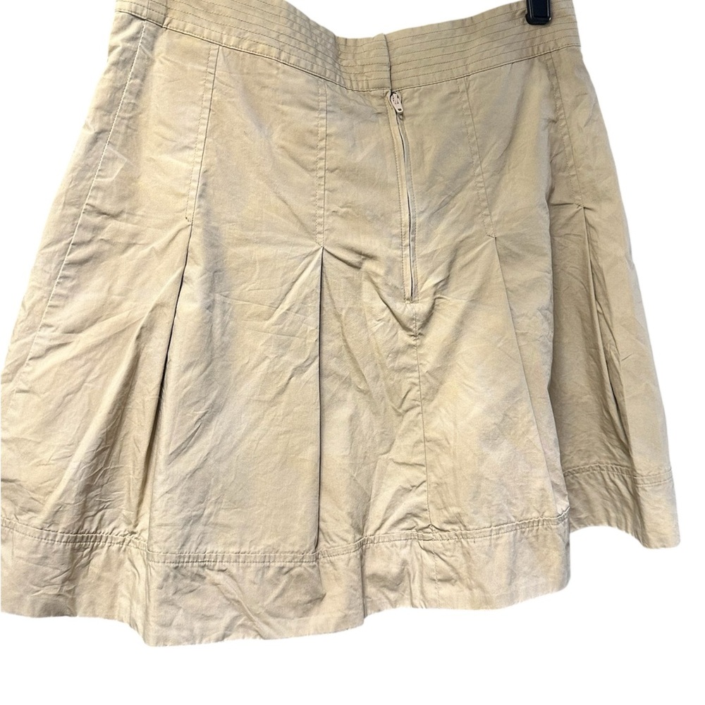 Banana Republic Khaki Skirt with Zipper Detail